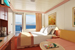 View description of a balcony stateroom