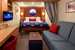 View description of an interior stateroom