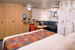 View description of an interior stateroom