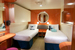 View description of an interior stateroom