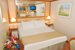 View description of an interior stateroom